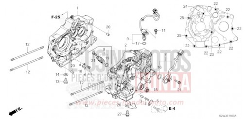 CARTER MOTEUR ST125AT de 2026